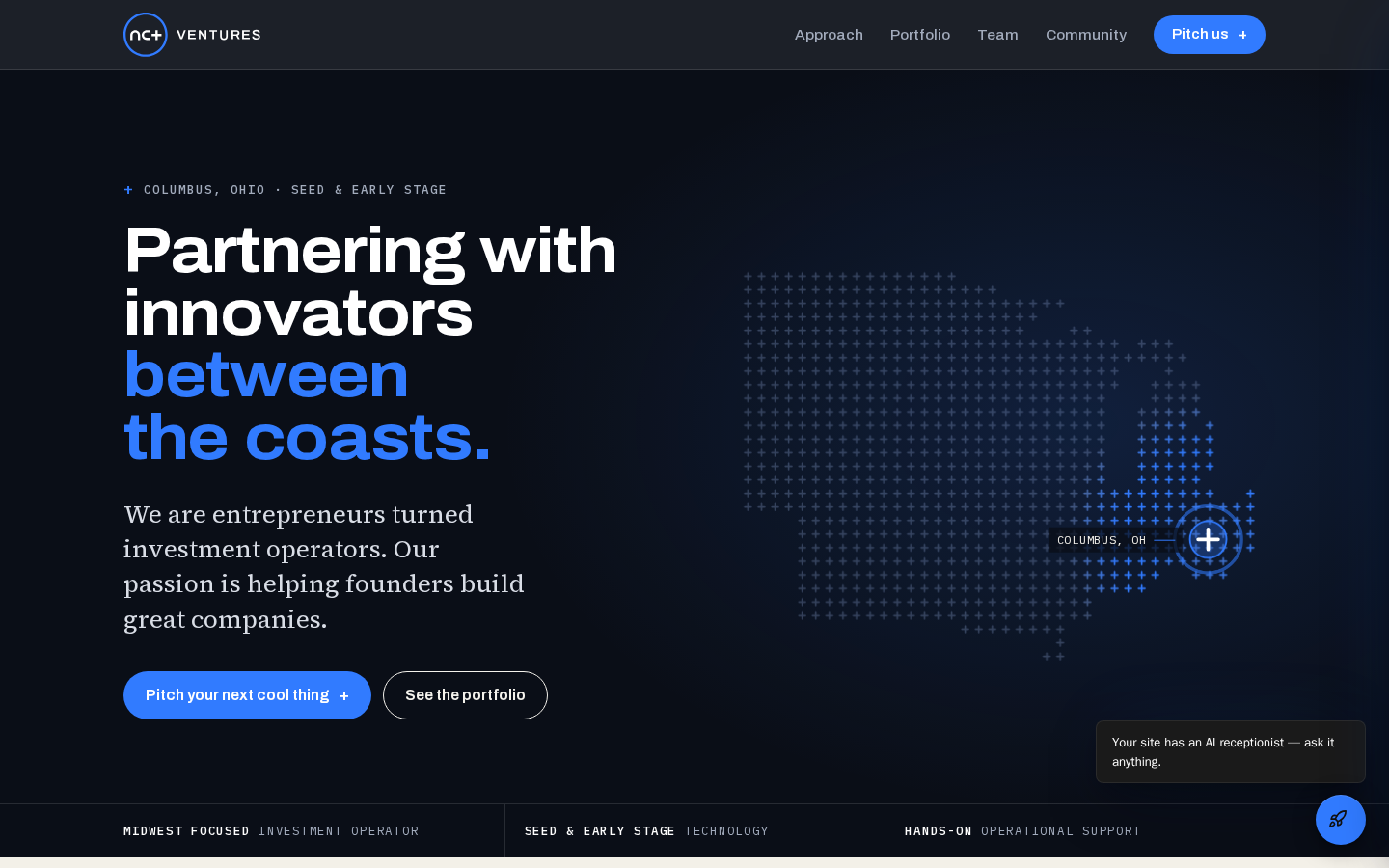 NCT Ventures website designed and built by DeftPath