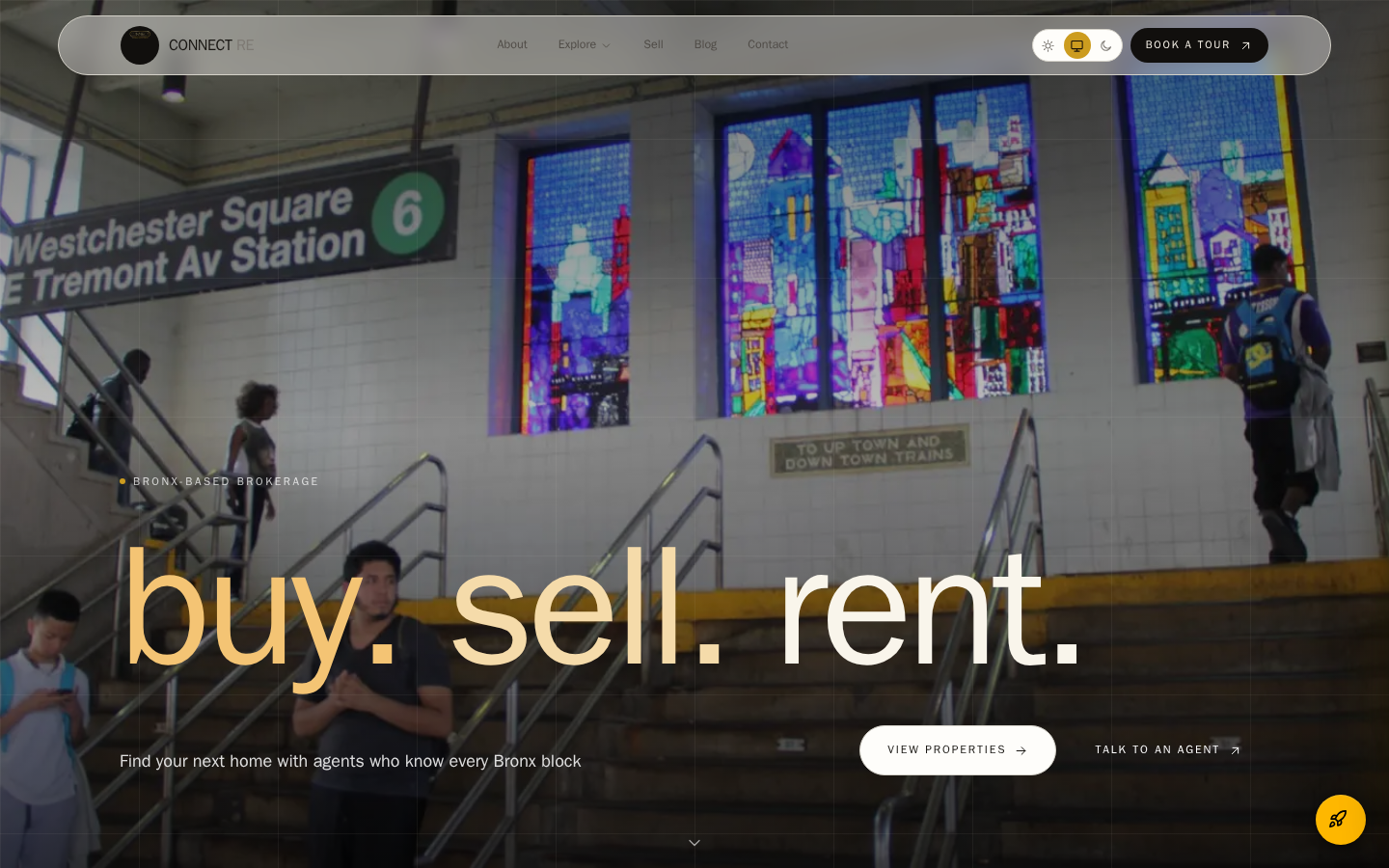Connect Re website preview