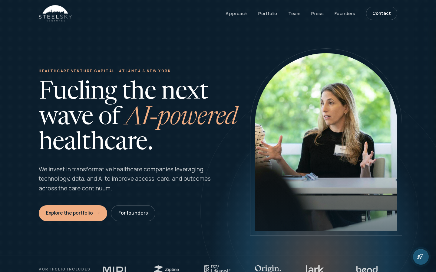 SteelSky Ventures website preview