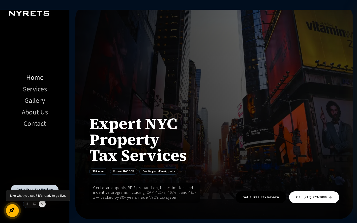 Anthony Como Associates website preview