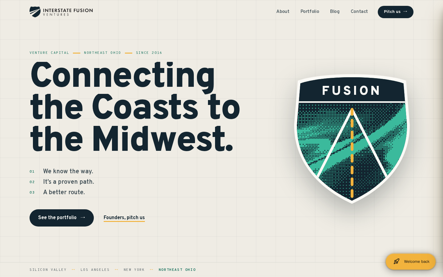 Interstate Fusion Ventures website preview