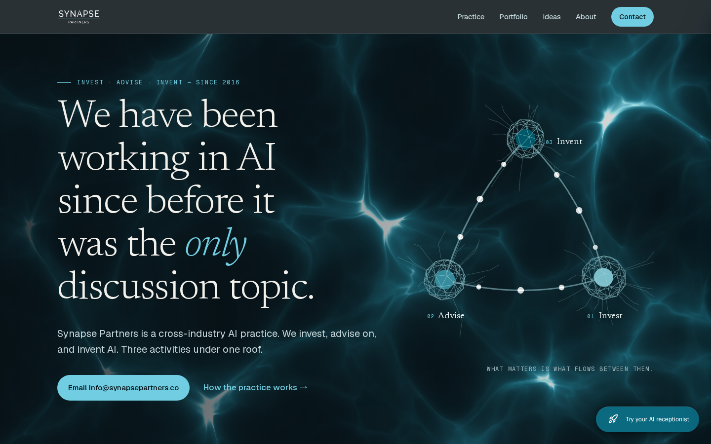 Synapse Partners website preview
