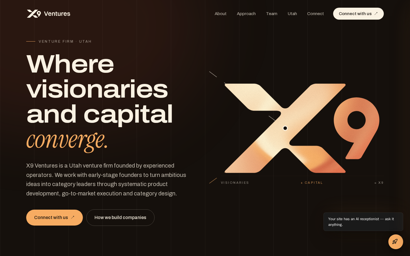 X9 Ventures website preview