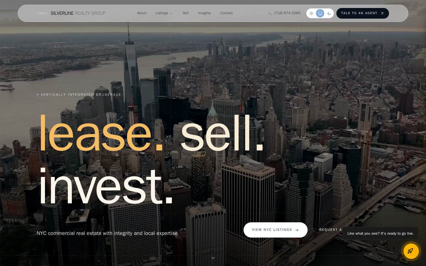 Silverline Realty Group website preview
