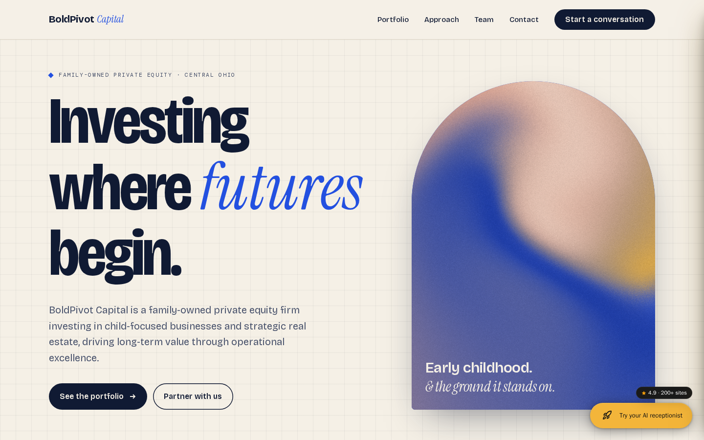 BoldPivot Capital website preview