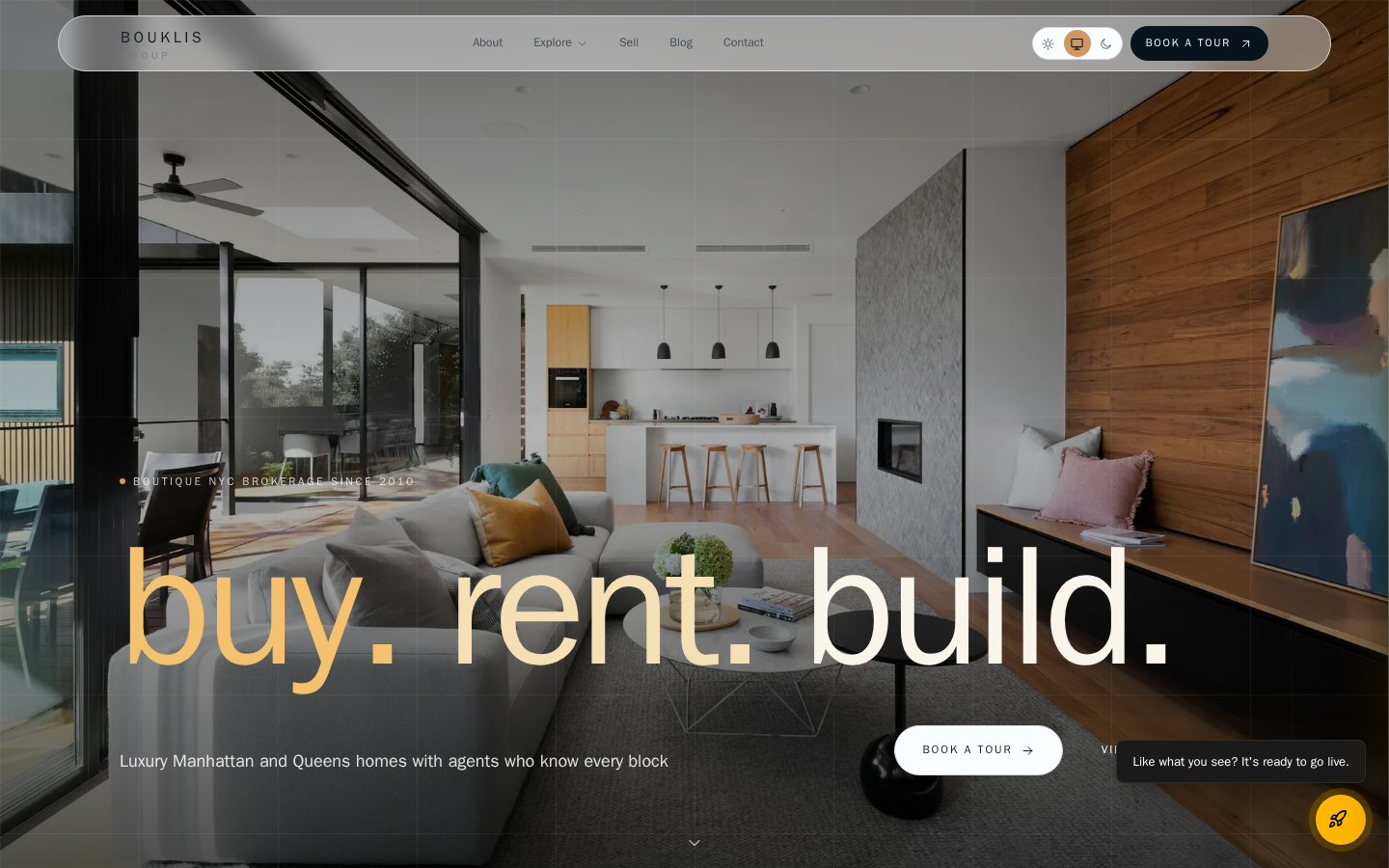 The Bouklis Group website preview