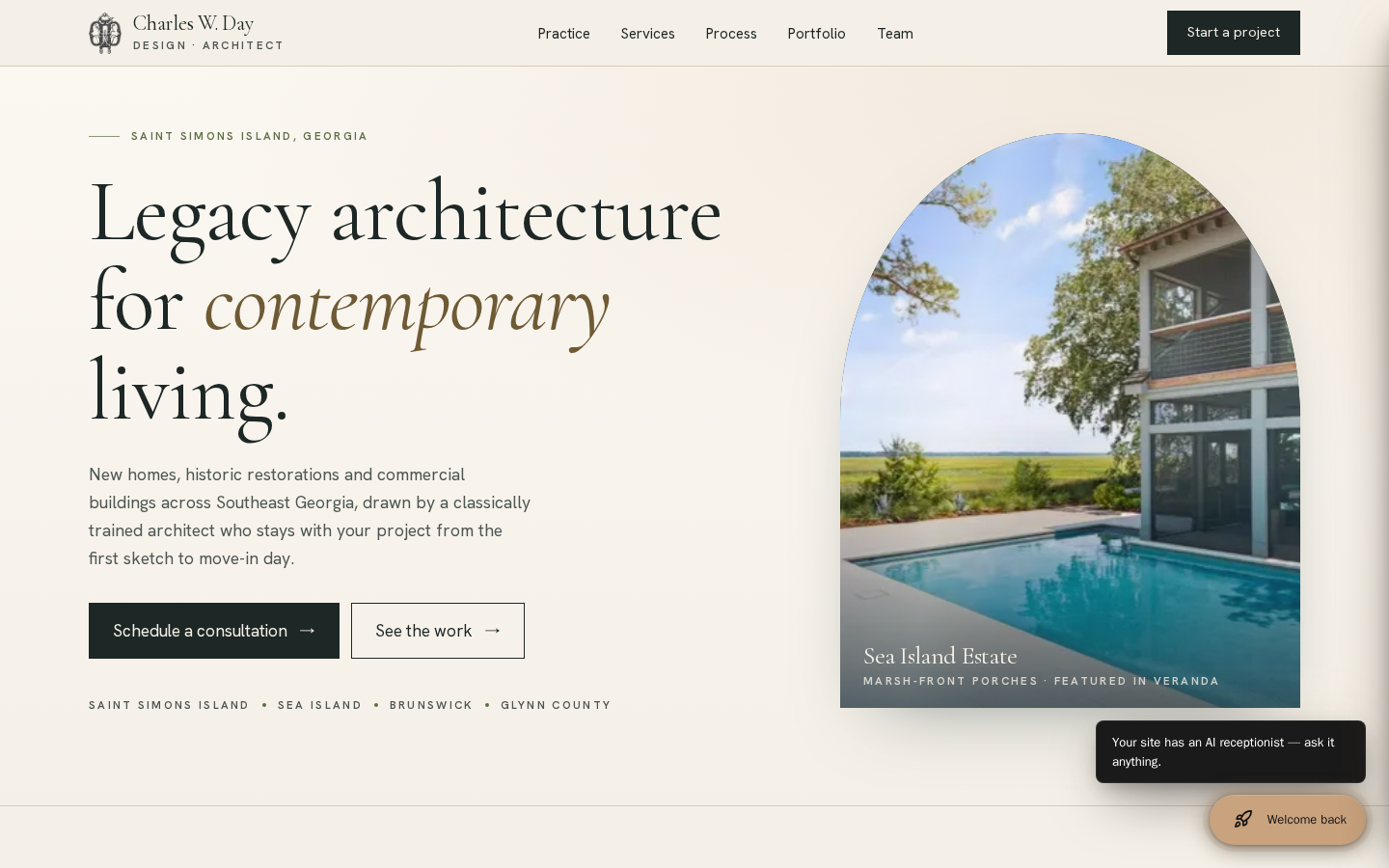 Charles W. Day Design website designed and built by DeftPath